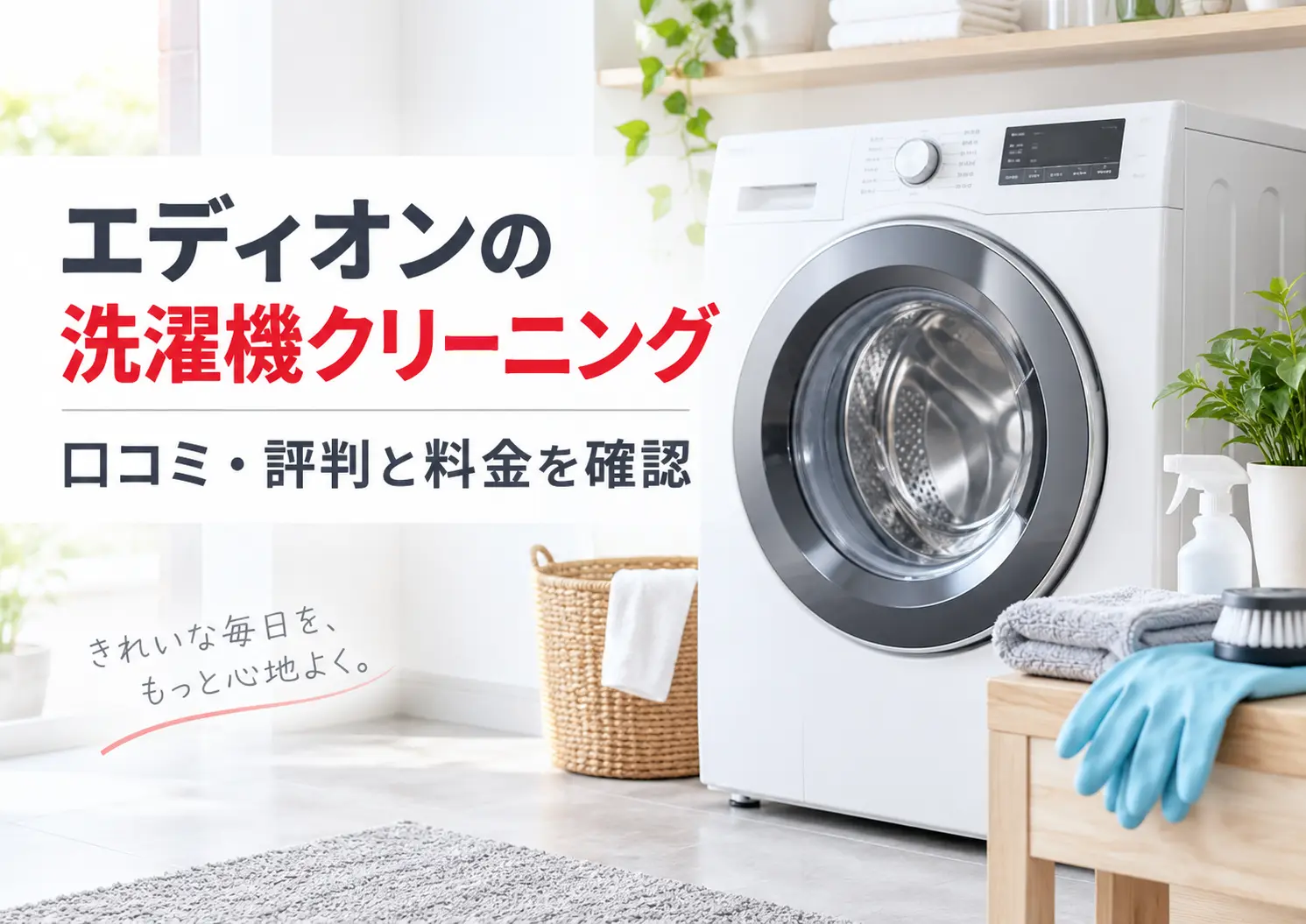 エディオンの洗濯機クリーニングの口コミ・評判と料金